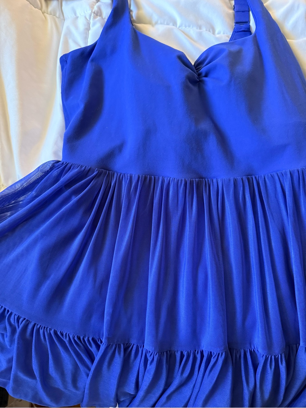 Blogilates Women's Sweetheart Ballerina Dress Royal Blue XL (10-12) - Picture 3 of 9
